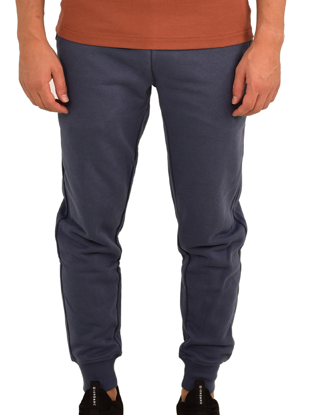 Giordano Men's French Terry Joggers-Blue