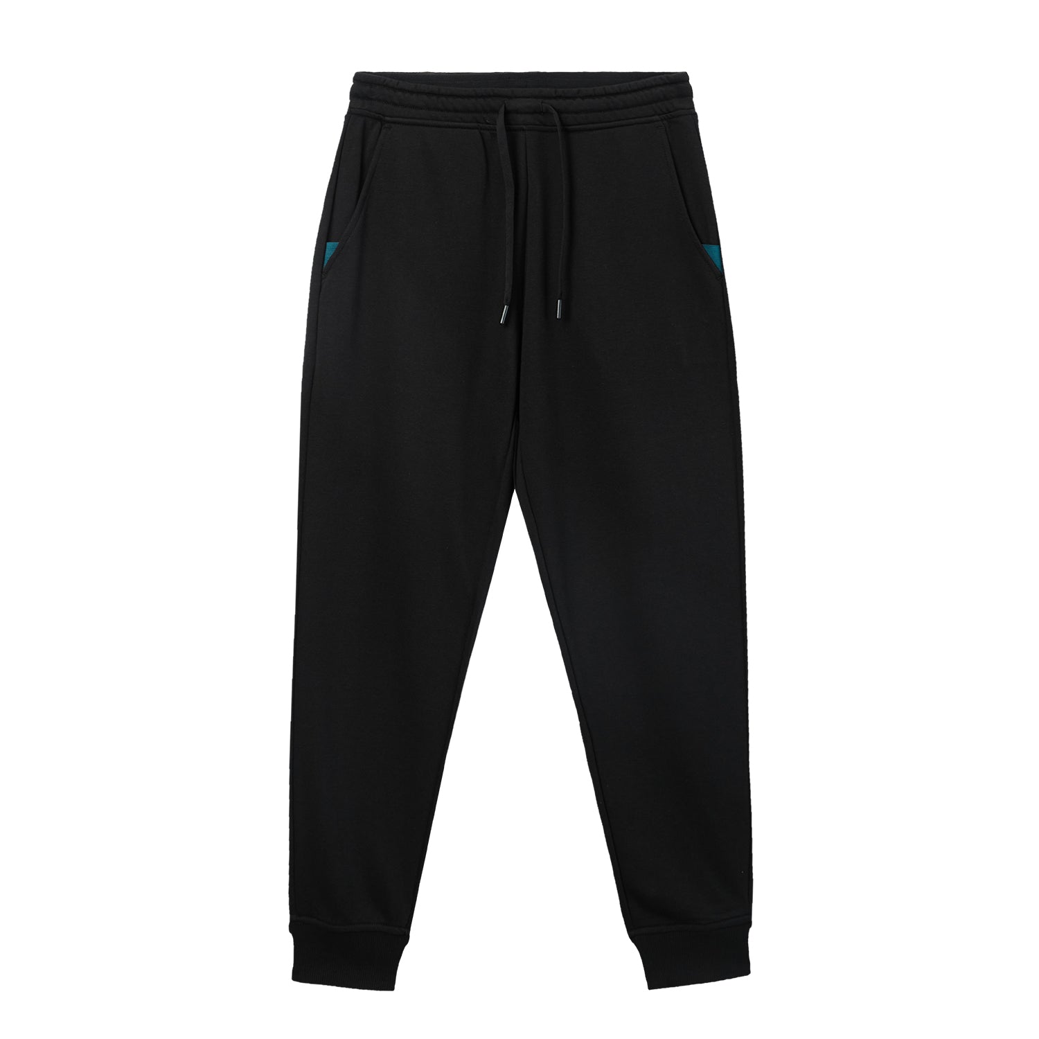 Giordano Men's French Terry Joggers-Black