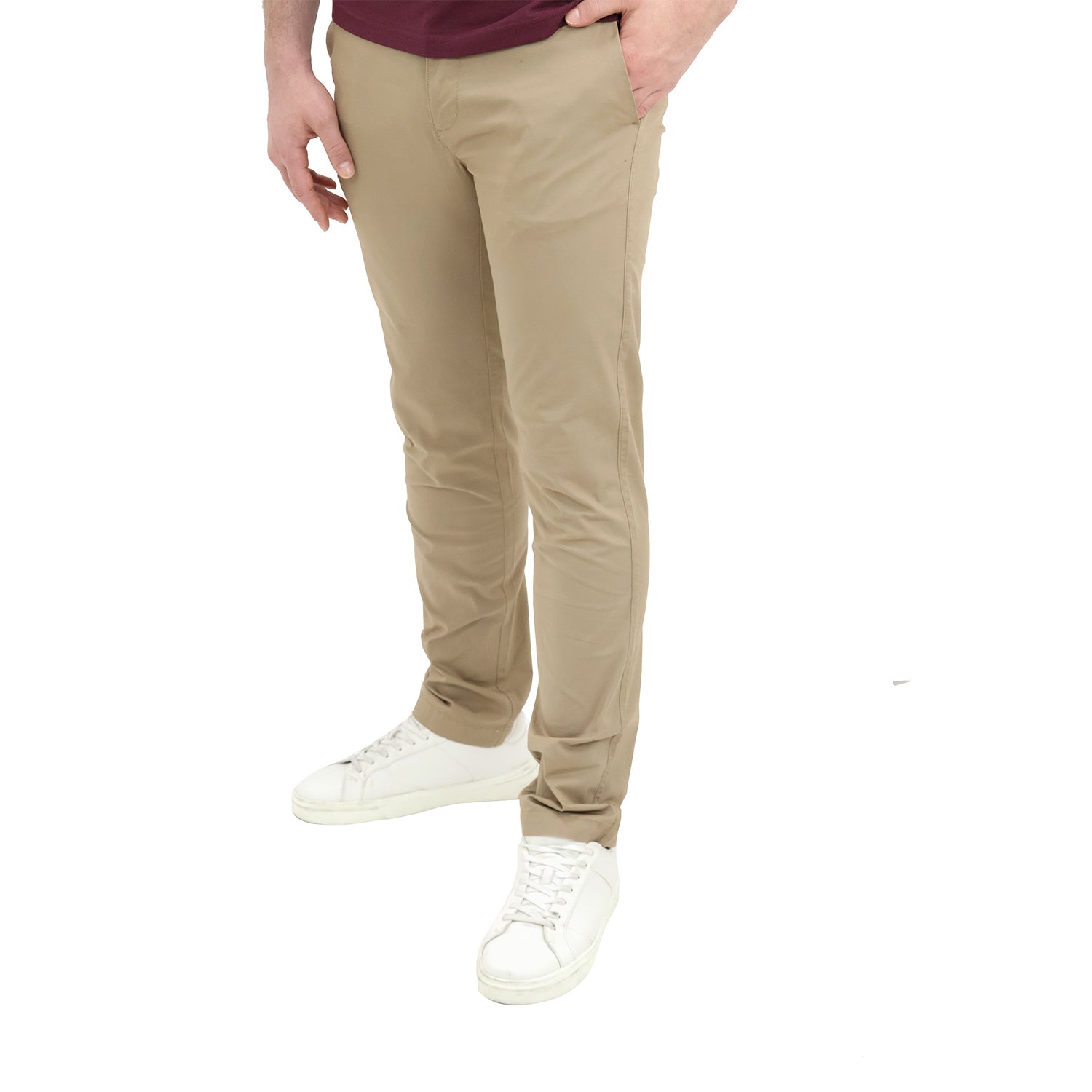 Giordano Men's Khakis-Brown