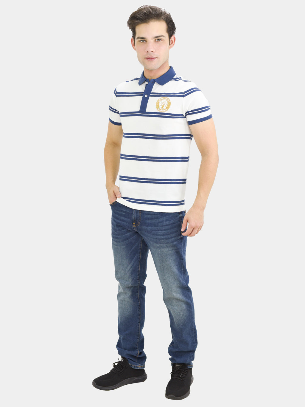 Men's Skinny Tapered Denim Jeans
