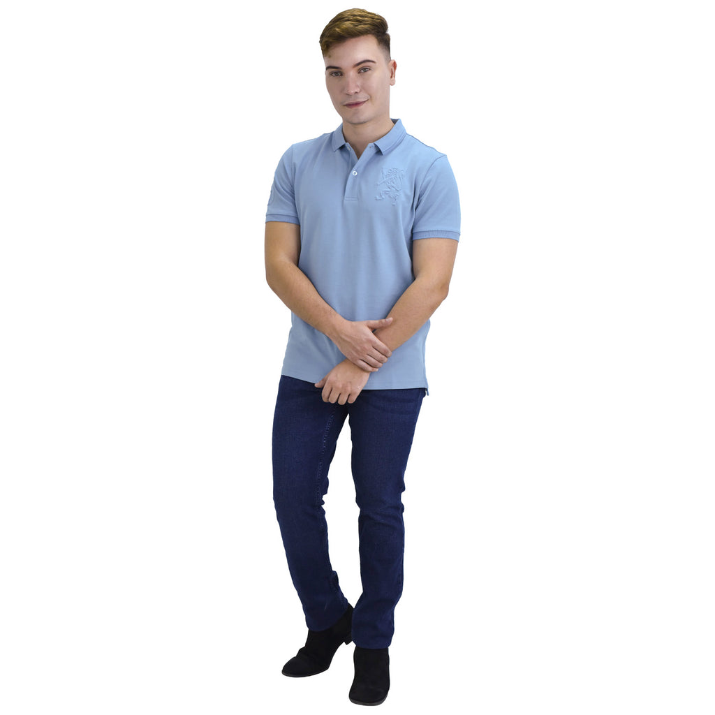 Men's Slim Tapered Jeans: Low Rise, Denim Stretch