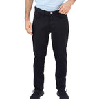 Giordano Men's Skinny Tapered Jeans-Black