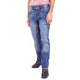 Giordano Men's Skinny Tapered Jeans-Blue