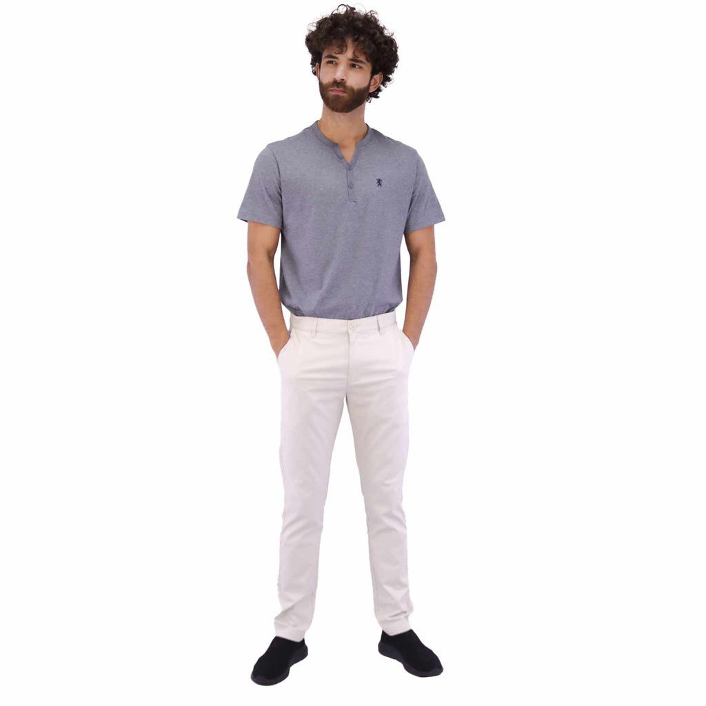 Men's Mid-Rise Twill Pants (180° Waistband)
