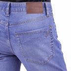 Men's Cotton Spandex Denim Low Rise Skinny Tapered Fit Jeans
