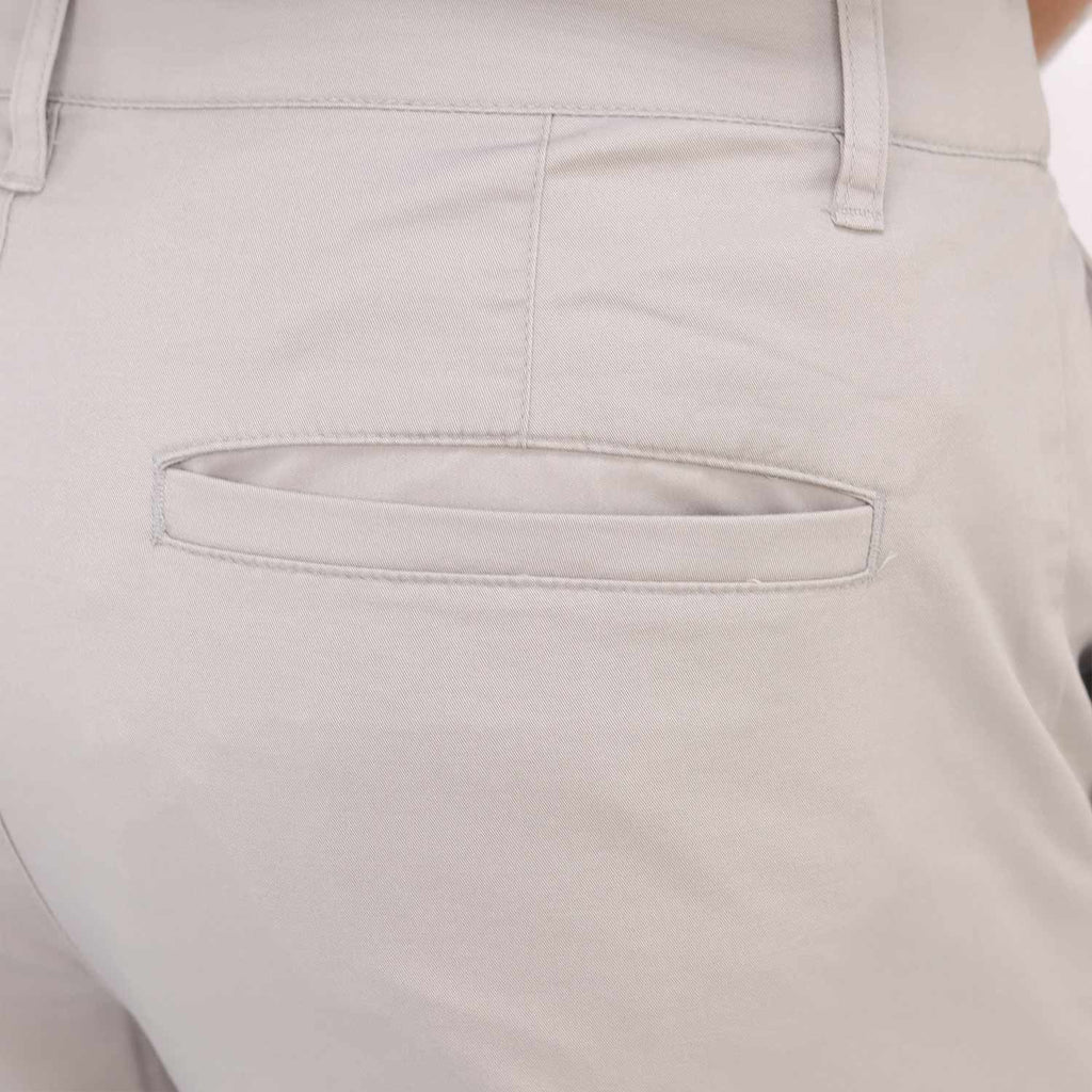 Men's Slim Fit Easy Care Khaki Pants In Cotton Twill Blend