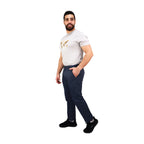 Men's Slim Fit Easy Care Khaki Pants In Cotton Twill Blend