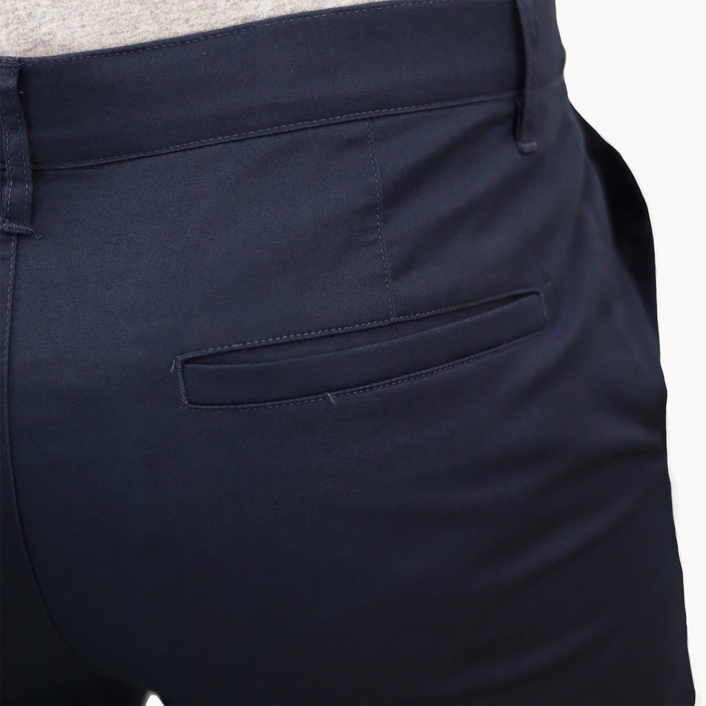 Men's Slim Fit Easy Care Khaki Pants In Cotton Twill Blend