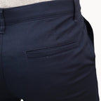 Men's Slim Fit Easy Care Khaki Pants In Cotton Twill Blend