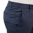 Men's Slim Fit Easy Care Khaki Pants In Cotton Twill Blend