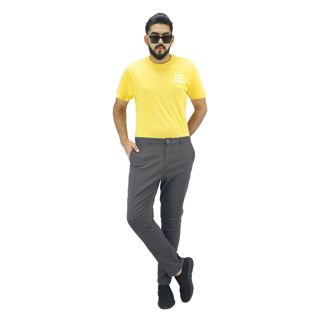 بنطلون كاكي سهل العناية للرجال