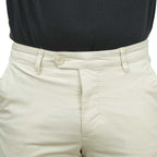 Men's Low-Rise Slim Fit Cotton Twill Khakis