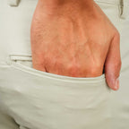 Men's Low-Rise Slim Fit Cotton Twill Khakis