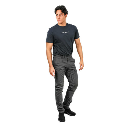Men's Cotton Spandex Twill  Slim Fit Khakis