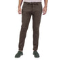 Giordano Men's Cotton Spandex Twill Low Rise Slim Fit Khakis-Brown