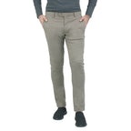 Giordano Men's Cotton Spandex Twill Low Rise Slim Fit Khakis-Brown