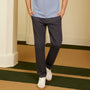 Giordano Men's Stretch Twill Khakis-Grey