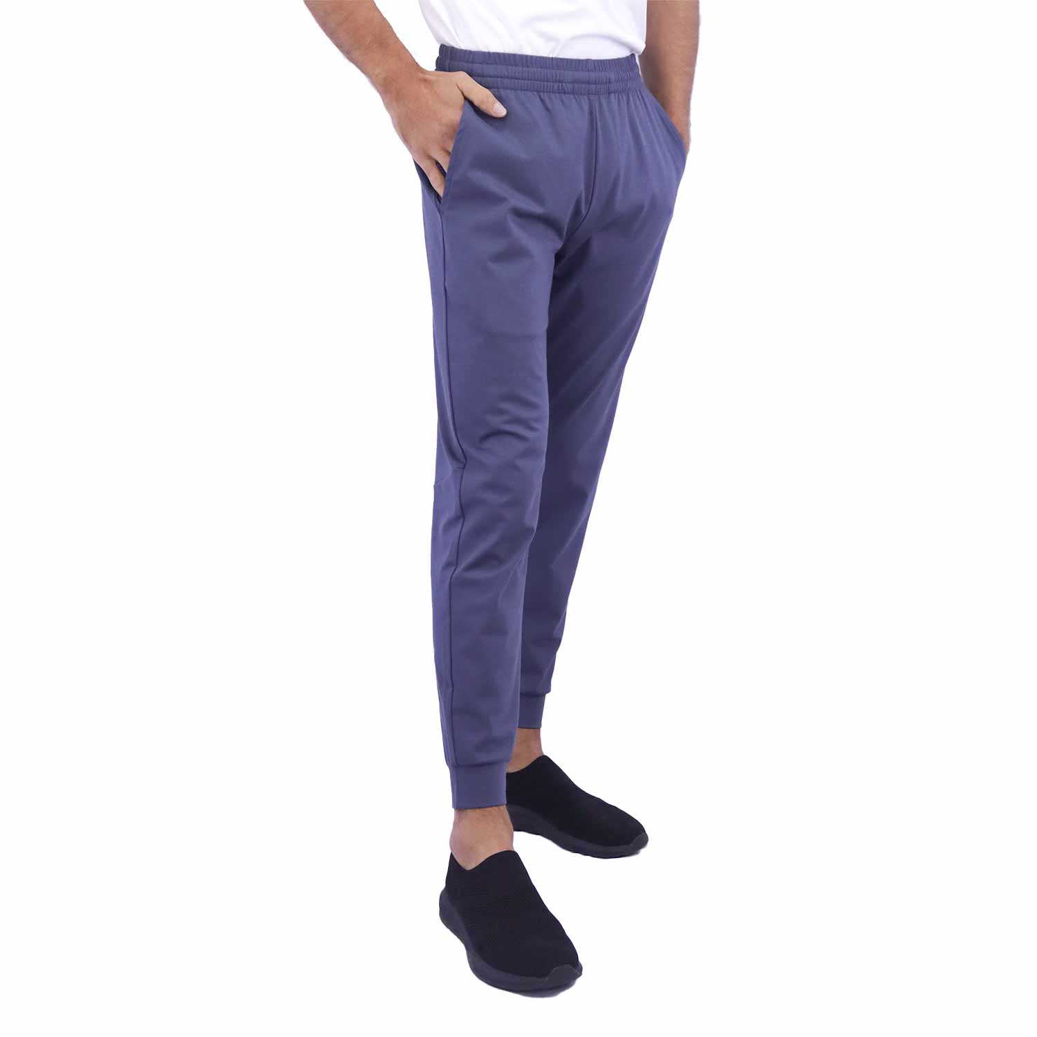Giordano Men's Slim Fit Joggers-Blue