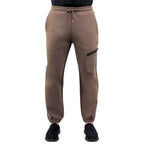 Giordano Men's G-Motion Air Double Knit Joggers - Relaxed Tapered Fit-Brown