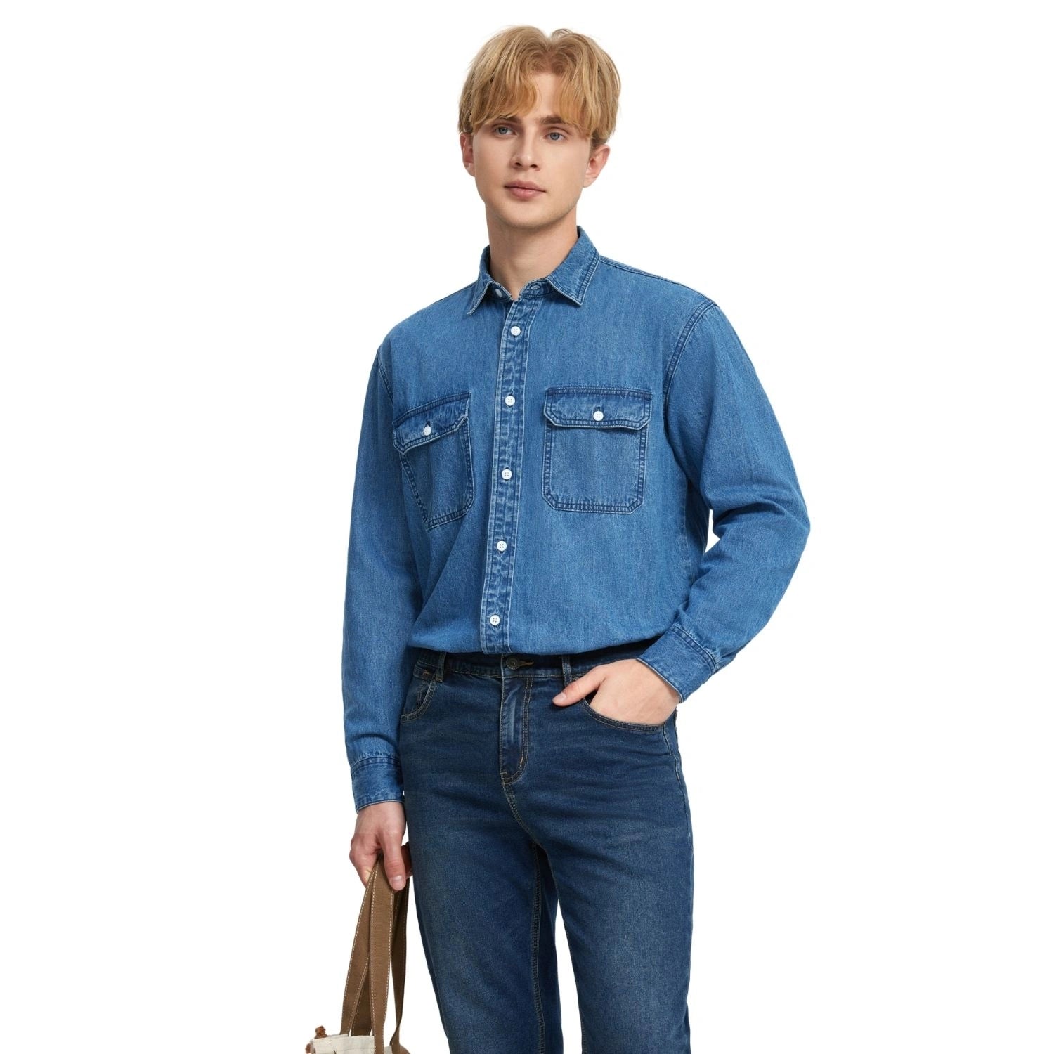 Men's Denim Mid Rise Jeans