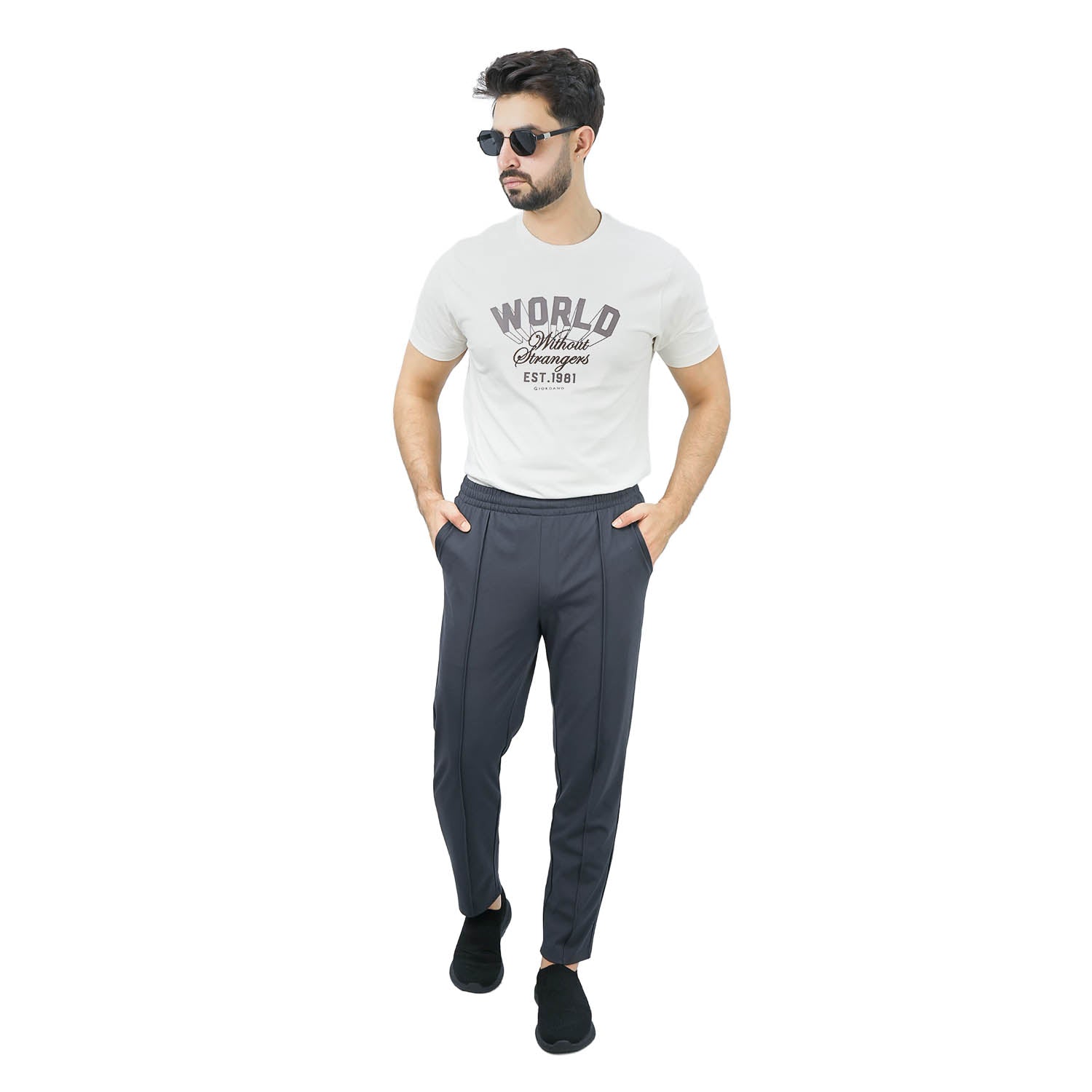 Men's Slim Fit Joggers - Performance Blend Mid-Rise