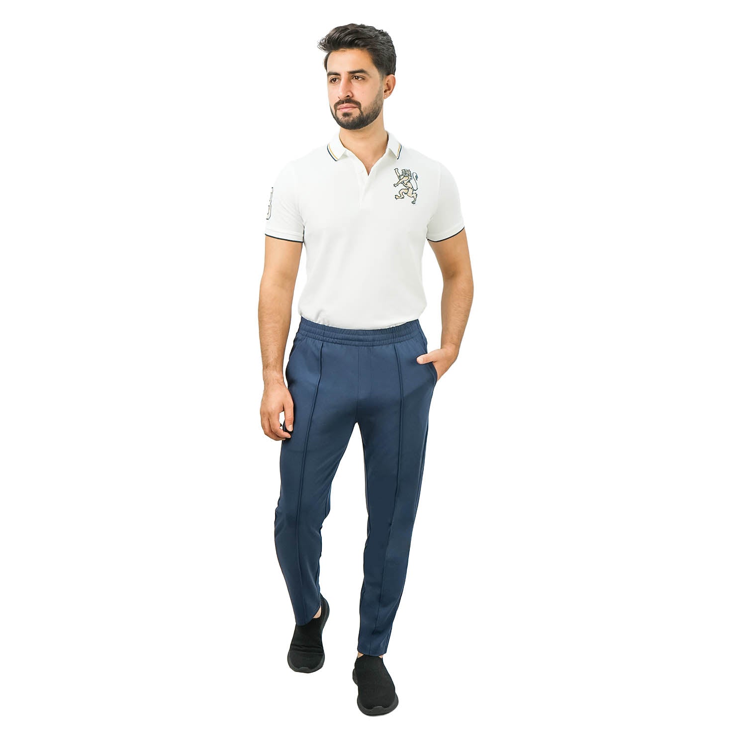 Men's Slim Fit Joggers - Performance Blend Mid-Rise