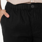 Men's Linen Cotton Slim Tapered Khaki Pants
