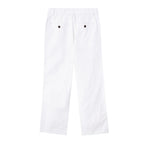 Men's Linen Cotton Slim Tapered Khaki Pants