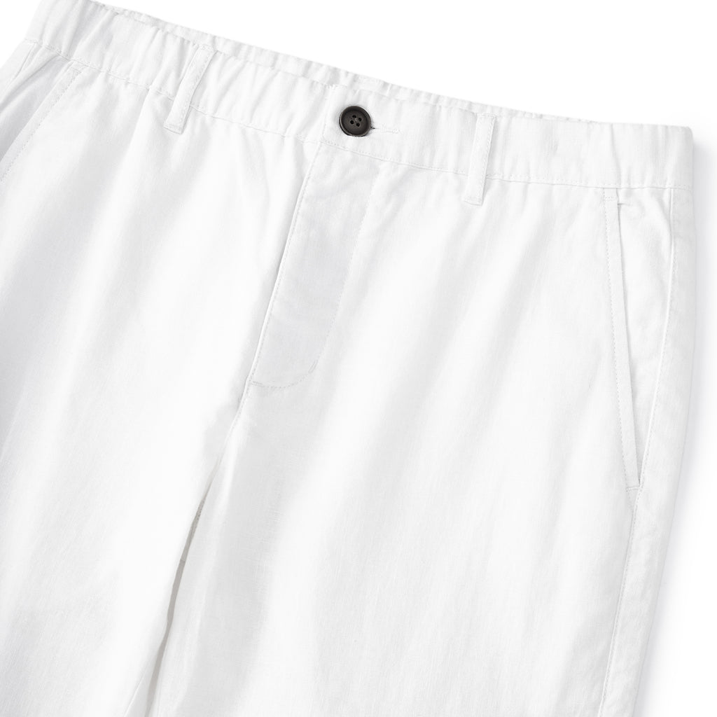 Men's Linen Cotton Slim Tapered Khaki Pants