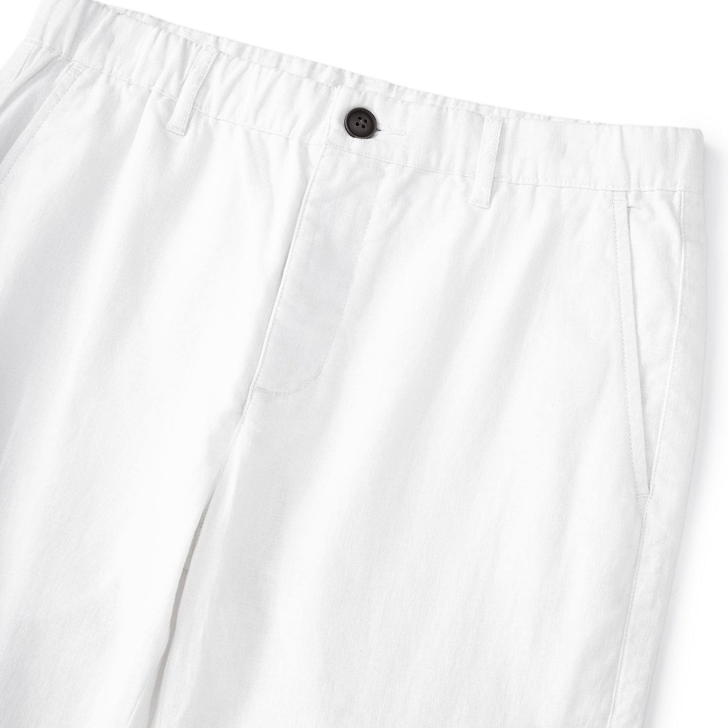 Men's Linen Cotton Slim Tapered Khaki Pants