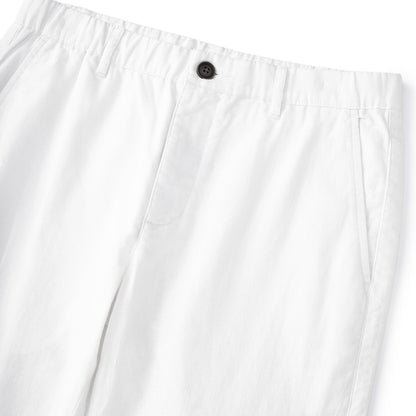 Men's Linen Cotton Slim Tapered Khaki Pants