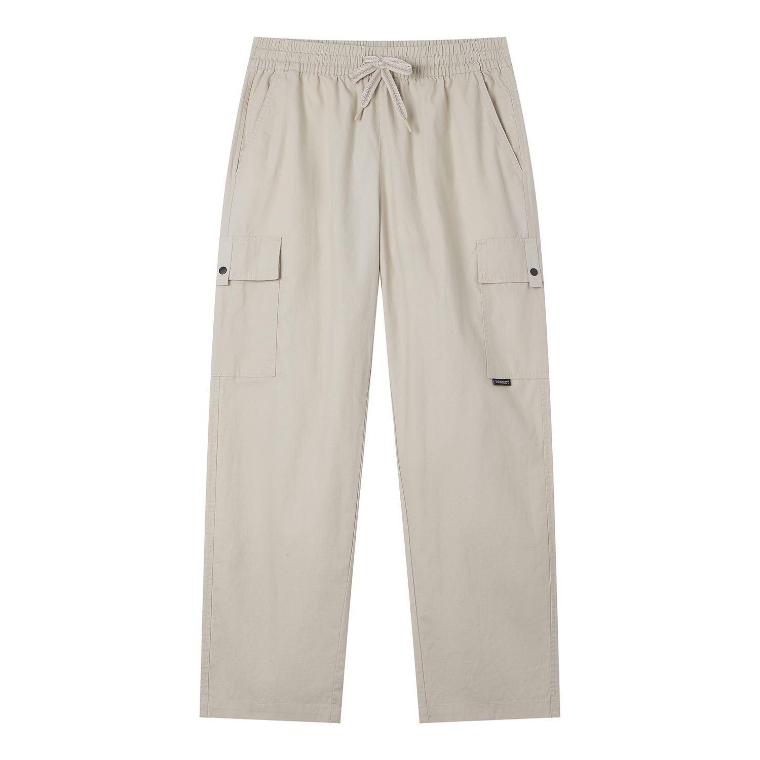 Men Loose Straight Cotton Cargo Khakis