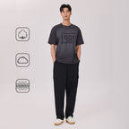 Men Loose Straight Cotton Cargo Khakis