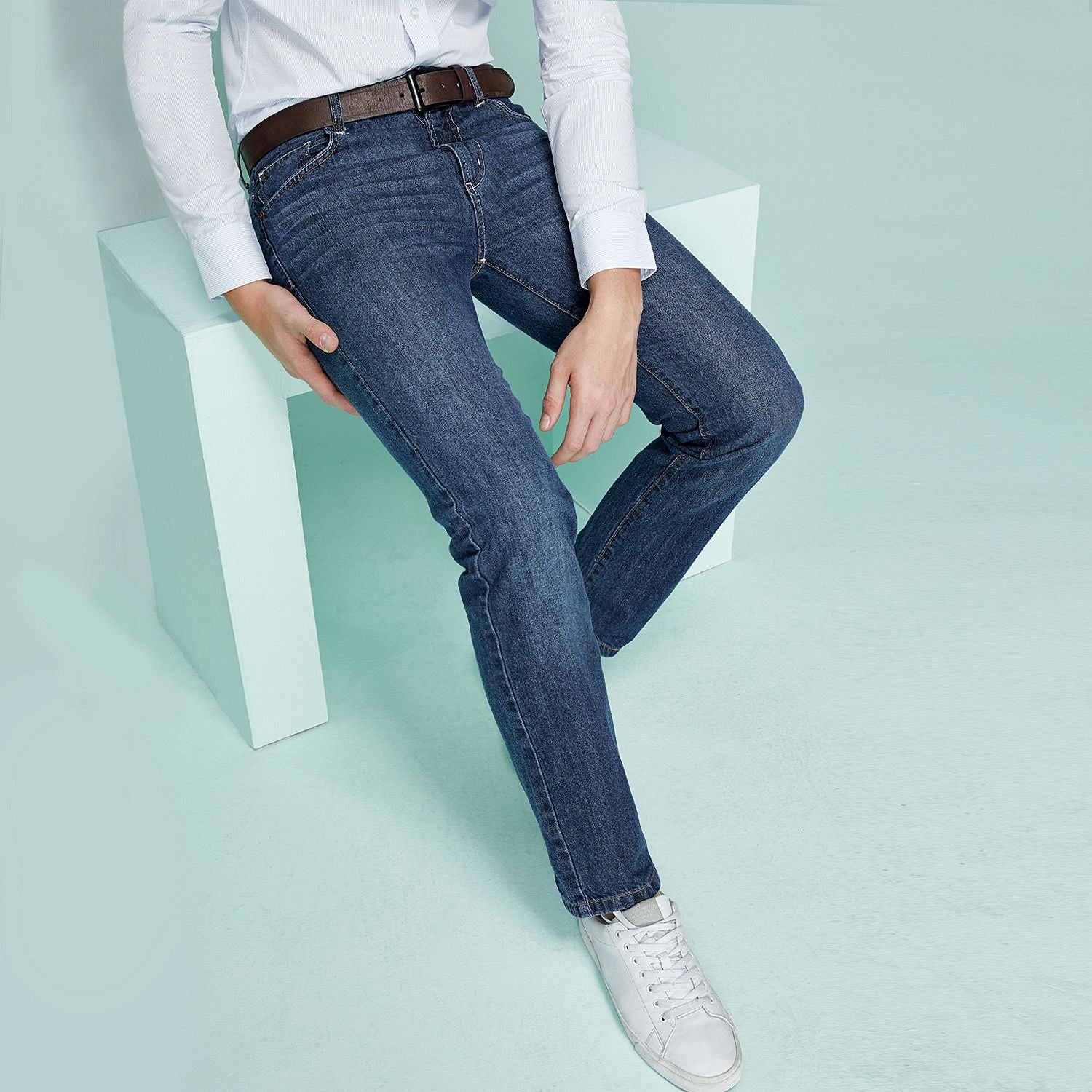 Men’s Skinny Tapered Stretch Denim