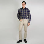 Men’s Cotton Regular Taper Stretch Twill Khakis
