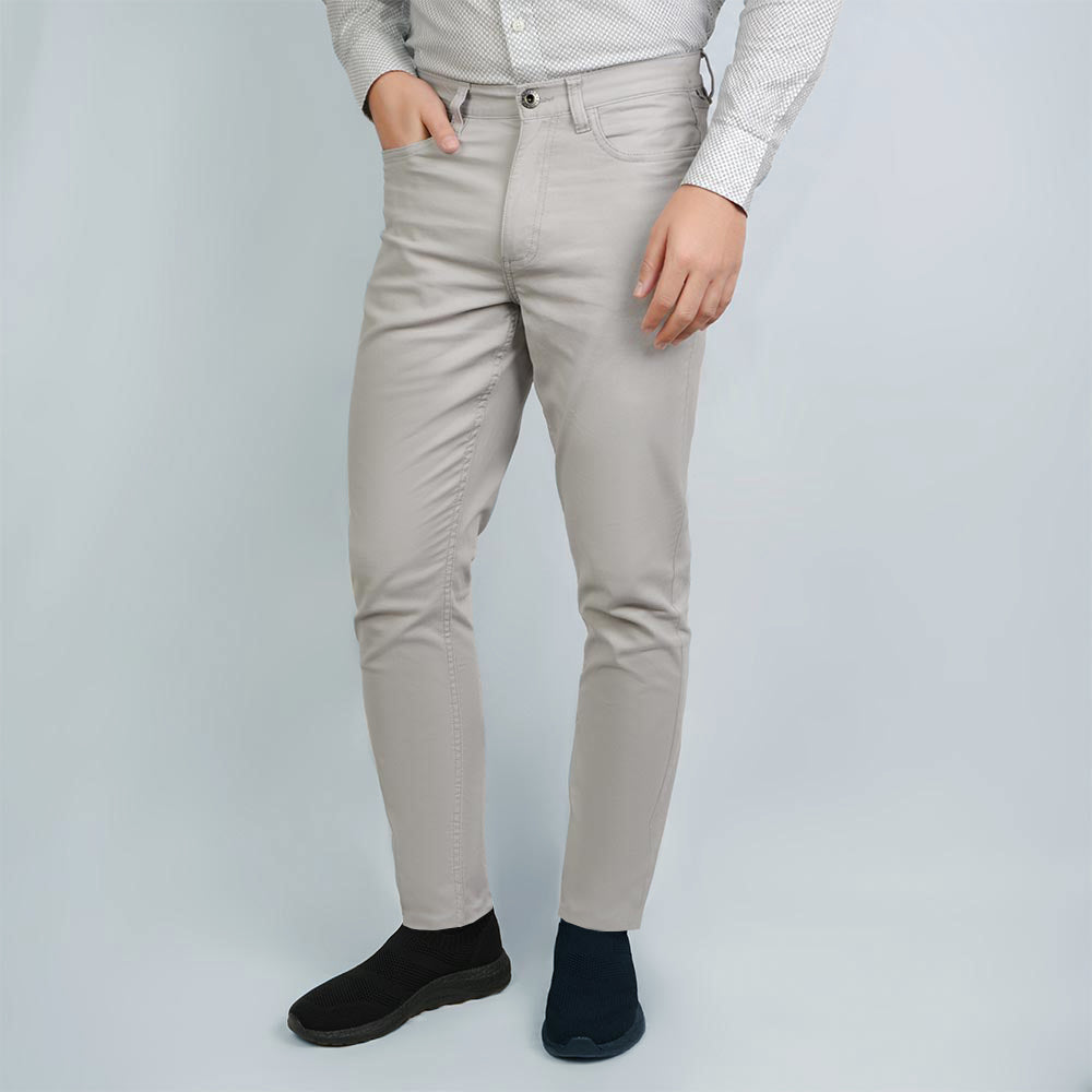 Men’s Cotton Regular Taper Stretch Twill Khakis