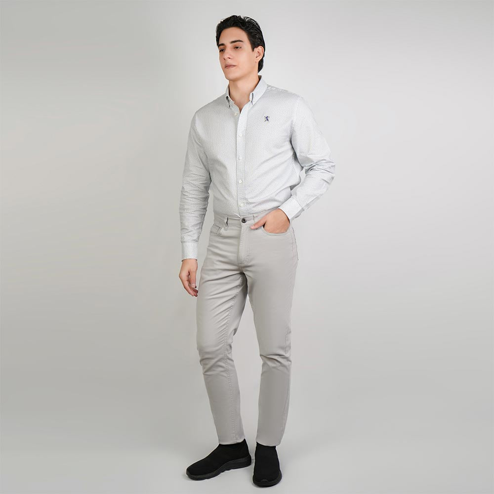 Men’s Cotton Regular Taper Stretch Twill Khakis