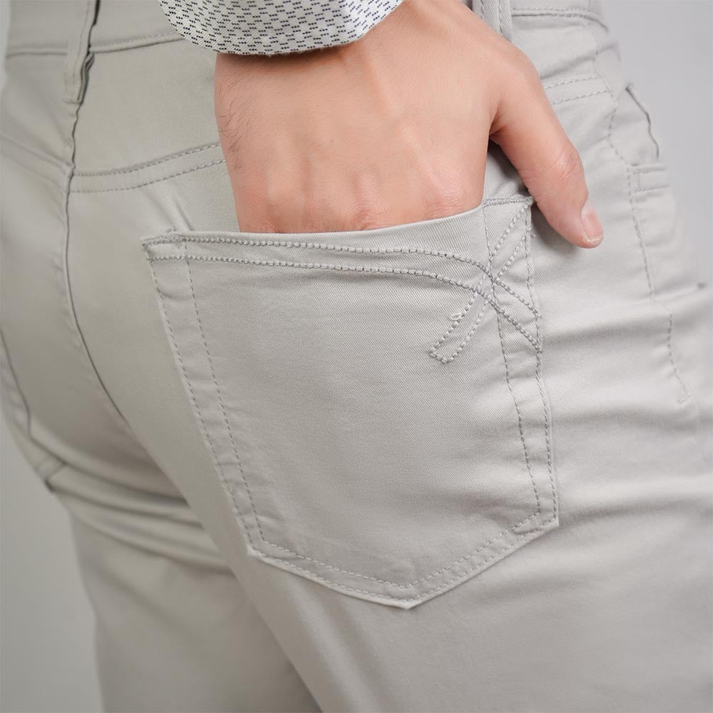 Men’s Cotton Regular Taper Stretch Twill Khakis