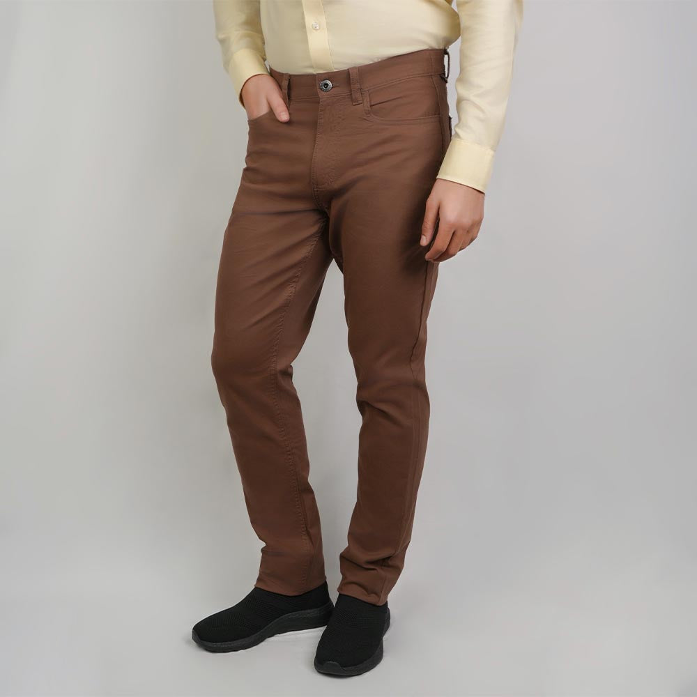 Men’s Cotton Regular Taper Stretch Twill Khakis