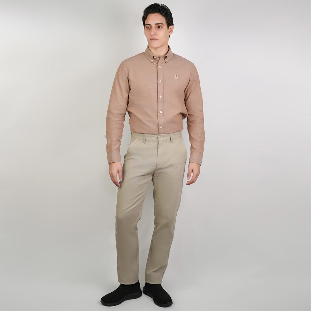 Men's Regular Straight Stretch Khaki Pants