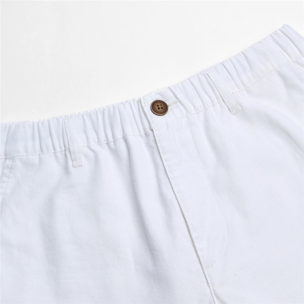 Men's Slim Taper Linen Cotton Khakis