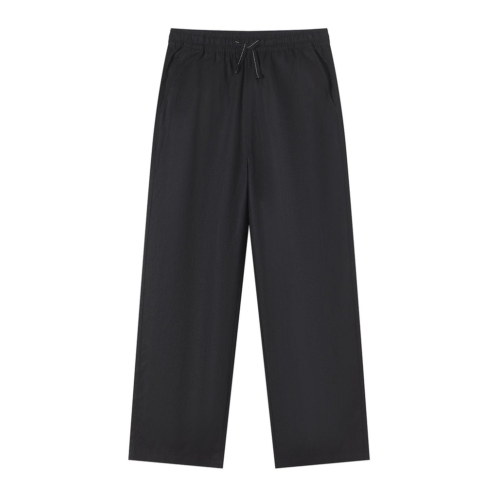 Men Relaxed Linen Cotton Straight Khakis