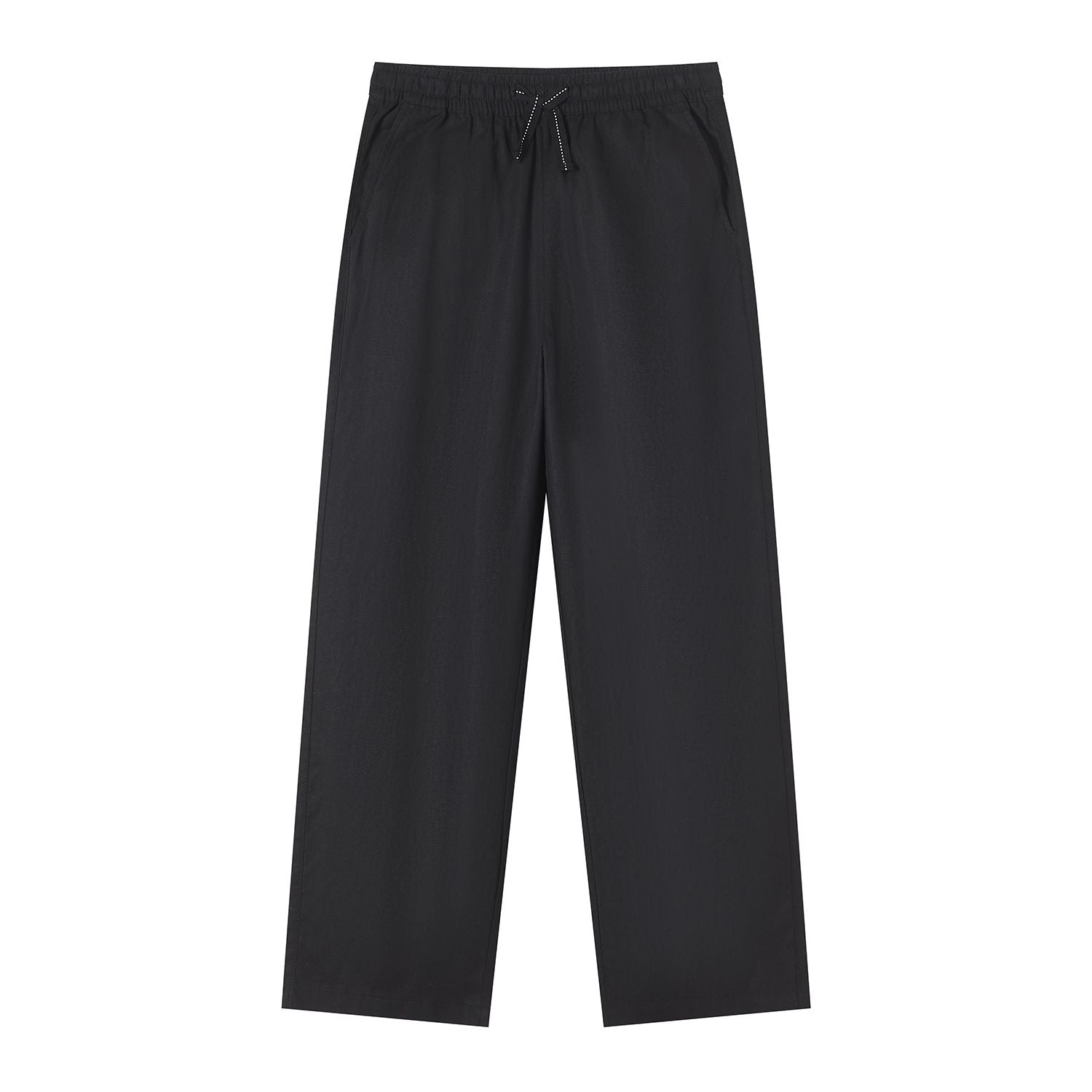 Men Relaxed Linen Cotton Straight Khakis