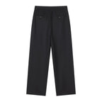 Men Relaxed Linen Cotton Straight Khakis