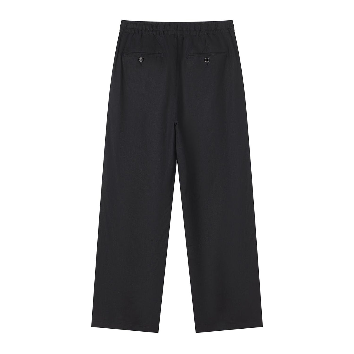 Men Relaxed Linen Cotton Straight Khakis