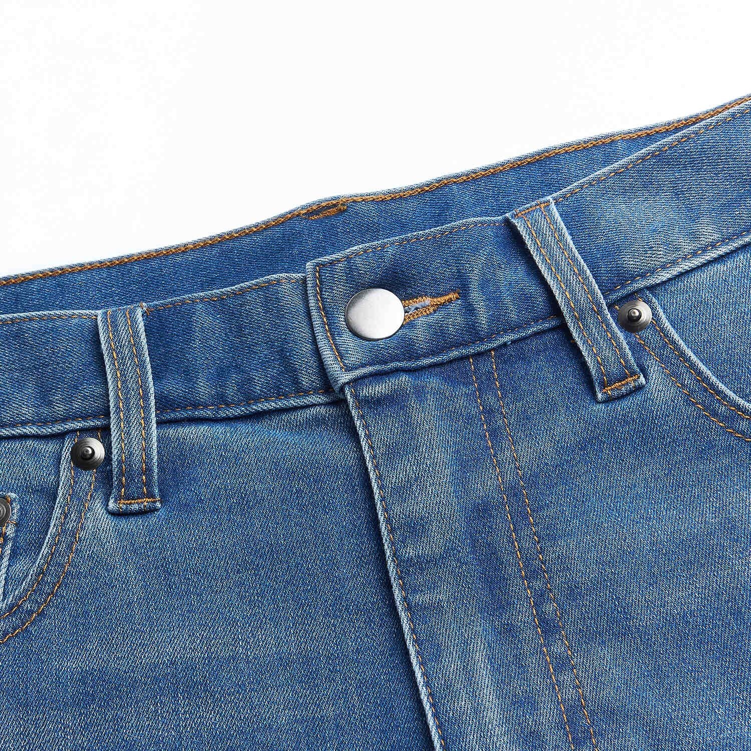 Men Tapered Stretch Denim Indigo Jeans