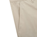 Men Loose Straight Cotton Poplin Khakis
