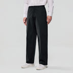 Men Loose Straight Cotton Poplin Khakis