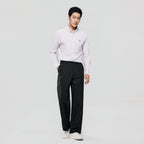 Men Loose Straight Cotton Poplin Khakis