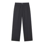 Men Loose Straight Cotton Poplin Khakis
